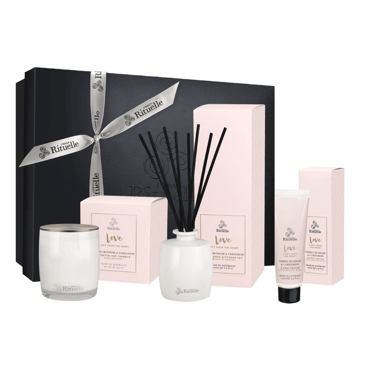 Gift Box - Urban Rituelle - Urban Rituelle Candle Gift Set - LOVE - Neroli Blossom & Cardamon - The Gift Company