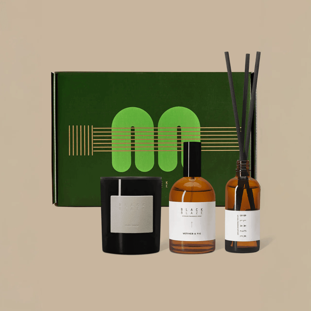 Gift Set - Black Blaze - Black Blaze Fragrance Journey Set Bush Walk - The Gift Company