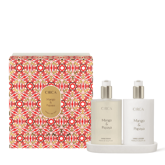 Gift Set - Circa - CIRCA Mango & Papaya Hand Care Duo Set 900mL - The Gift Company