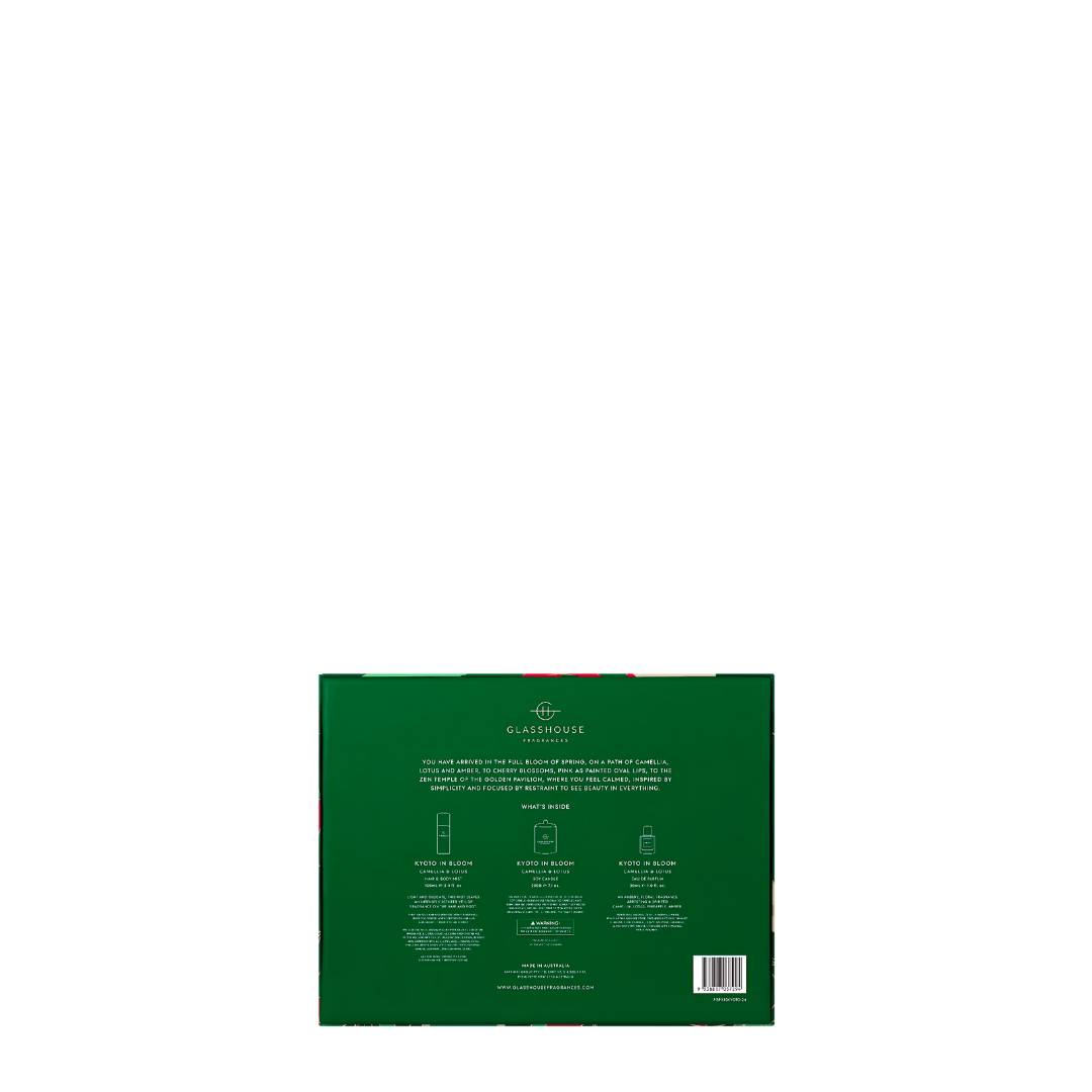 Gift Set - Glasshouse - Glasshouse Fragrances Kyoto in Bloom Trio Gift Set - The Gift Company