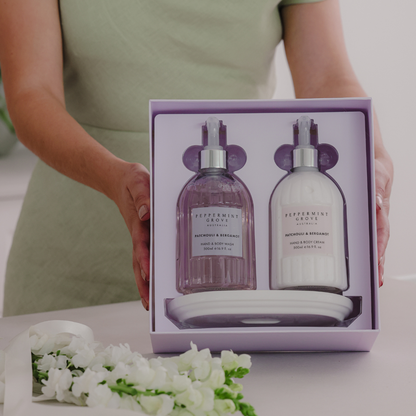 Gift Set - Peppermint Grove - Peppermint Grove Patchouli & Bergamot Hand Care Gift Set - The Gift Company