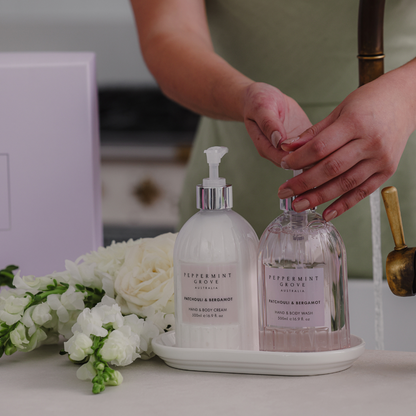 Gift Set - Peppermint Grove - Peppermint Grove Patchouli & Bergamot Hand Care Gift Set - The Gift Company