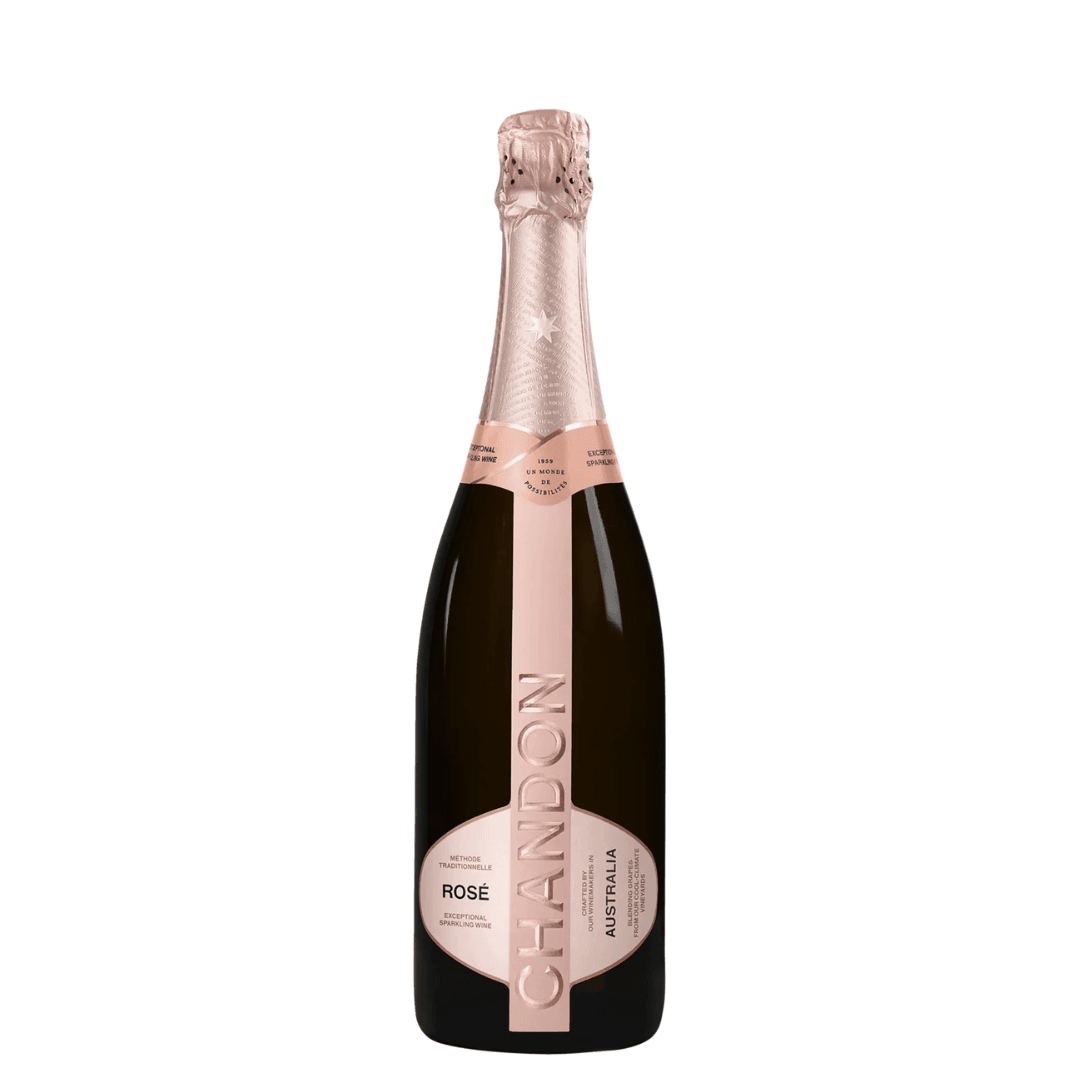 Gift Set - The Gift Company - Cheers Gift Set - A Tahaa Affair Candle, Zjoosh Soiree Flutes Glasses, Chandon Rosé Bottle - The Gift Company