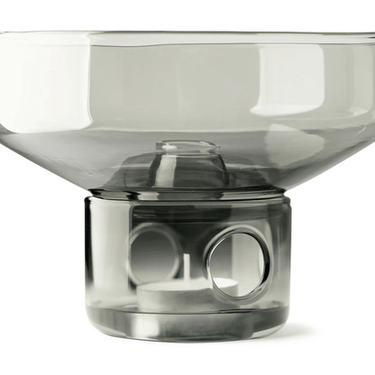Glass Oil Burner - Studio Milligram - Studio Milligram Glass Oil Burner Smoke - The Gift Company