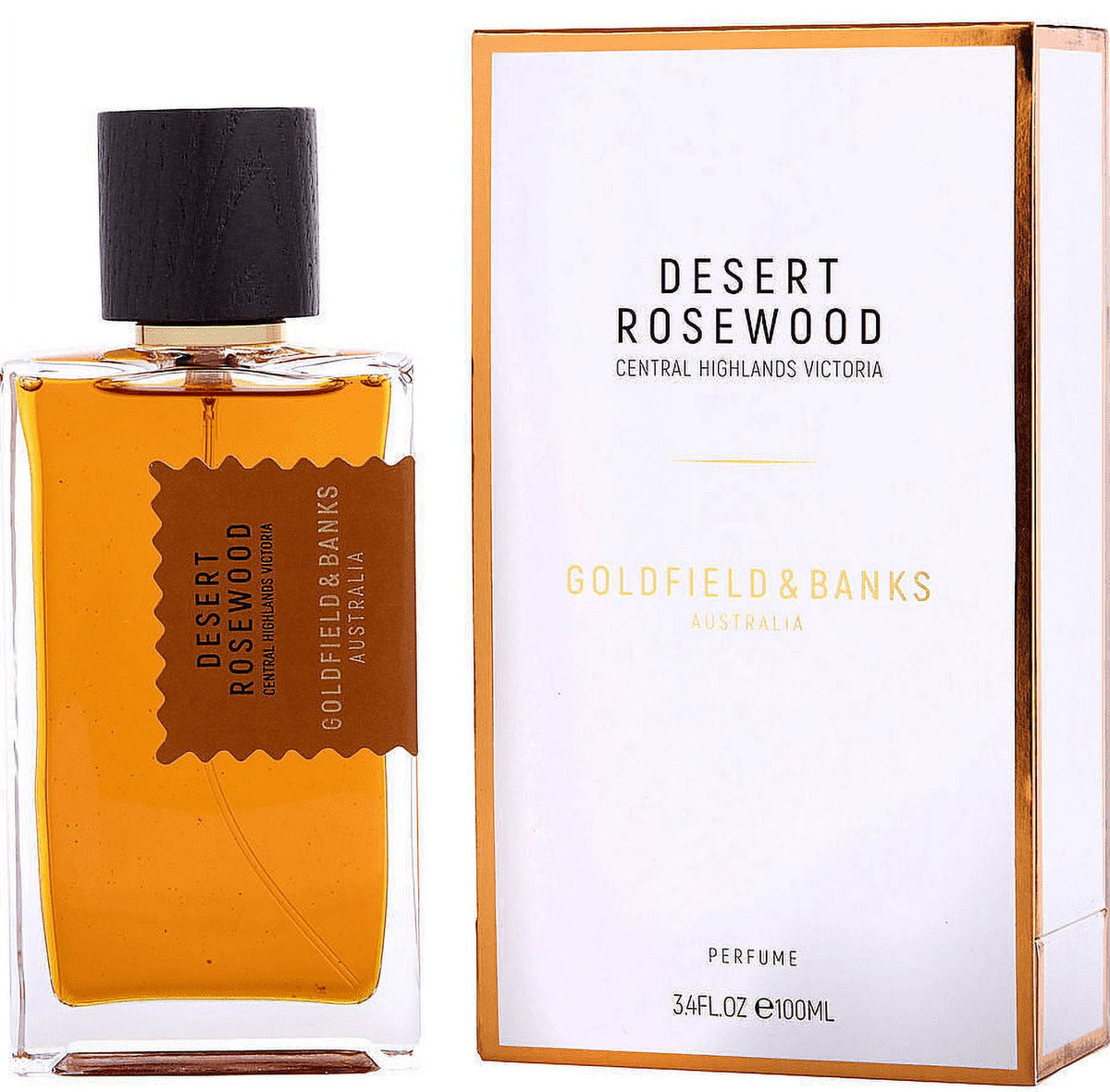 Goldfield & Banks Desert Rosewood Eau de Parfum 100mL bottle and box