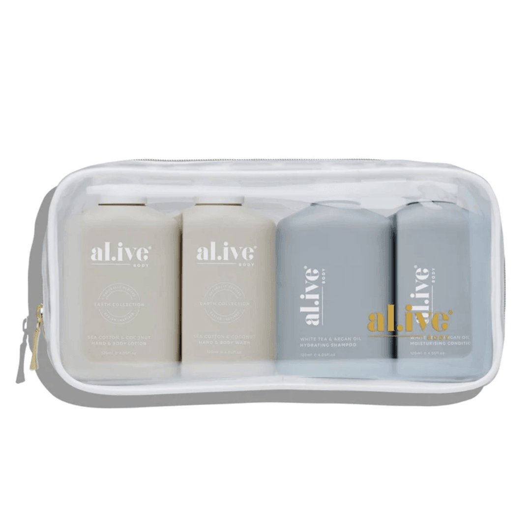 Hair & Body Wash] - Al.ive - al.ive Hair & Body Travel Pack - The Gift Company