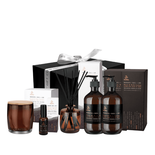 Hamper - Urban Rituelle - Urban Rituelle Mandarin Basil & Lime Spa & Home Fragrance Gift Hamper by The Gift Company - The Gift Company