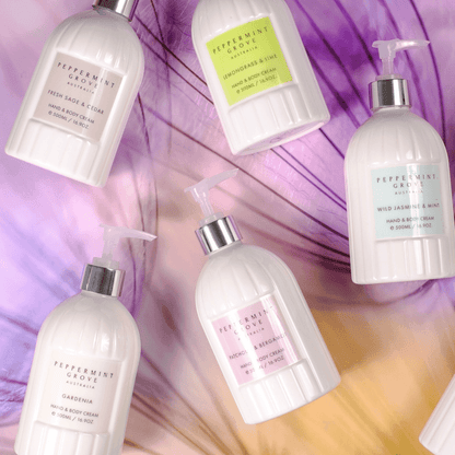 Hand & Body Cream - Peppermint Grove - Peppermint Grove Fresh Sage & Cedar Hand & Body Cream - The Gift Company