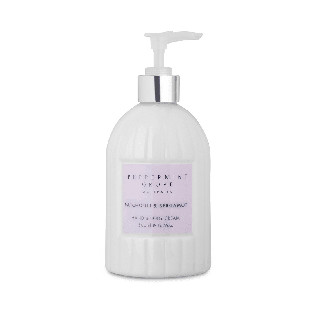 Hand & Body Cream - Peppermint Grove - Peppermint Grove Hand & Body Cream - Patchouli & Bergamot - The Gift Company