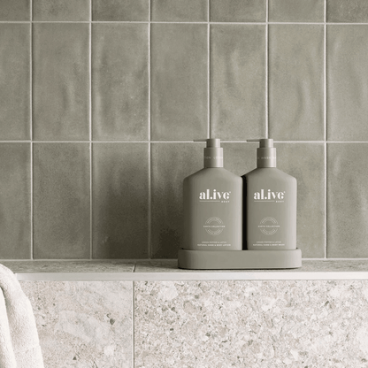 Hand & Body Lotion - Al.ive - al.ive body Hand & Body Lotion Green Pepper & Lotus 1Ltr - The Gift Company