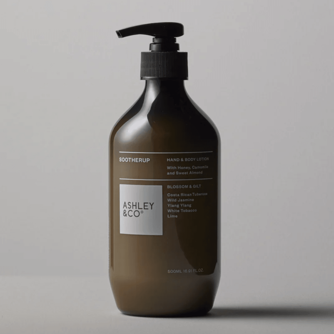 Hand & Body Lotion - Ashley & Co - Ashley & Co Sootherup Hand & Body Lotion Blossom & Gilt 500ml - The Gift Company