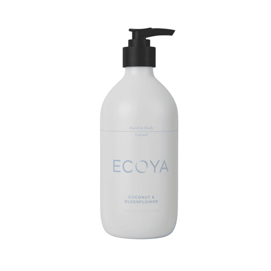 Hand & Body Lotion - Ecoya - ECOYA Hand & Body Lotion Coconut & Elderflower 450mL - The Gift Company