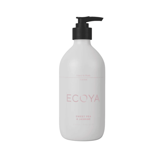 Hand & Body Lotion - Ecoya - ECOYA Hand & Body Lotion Sweet Pea & Jasmine 450mL - The Gift Company