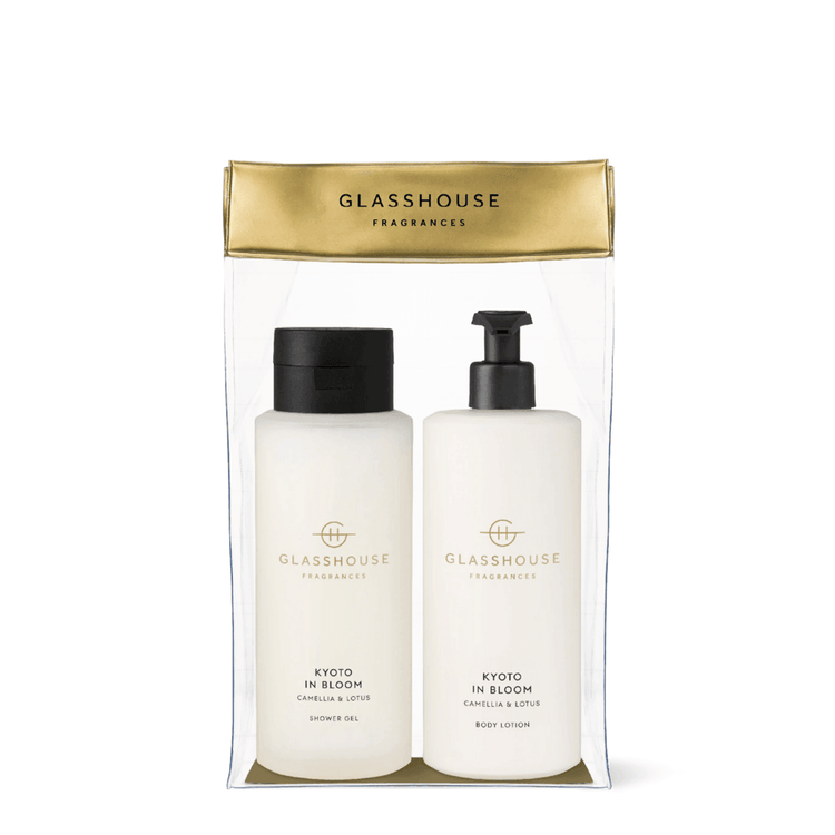 Hand & Body Lotion - Glasshouse - Glasshouse Fragrances Body Duo Gift Set - Kyoto in Bloom - The Gift Company