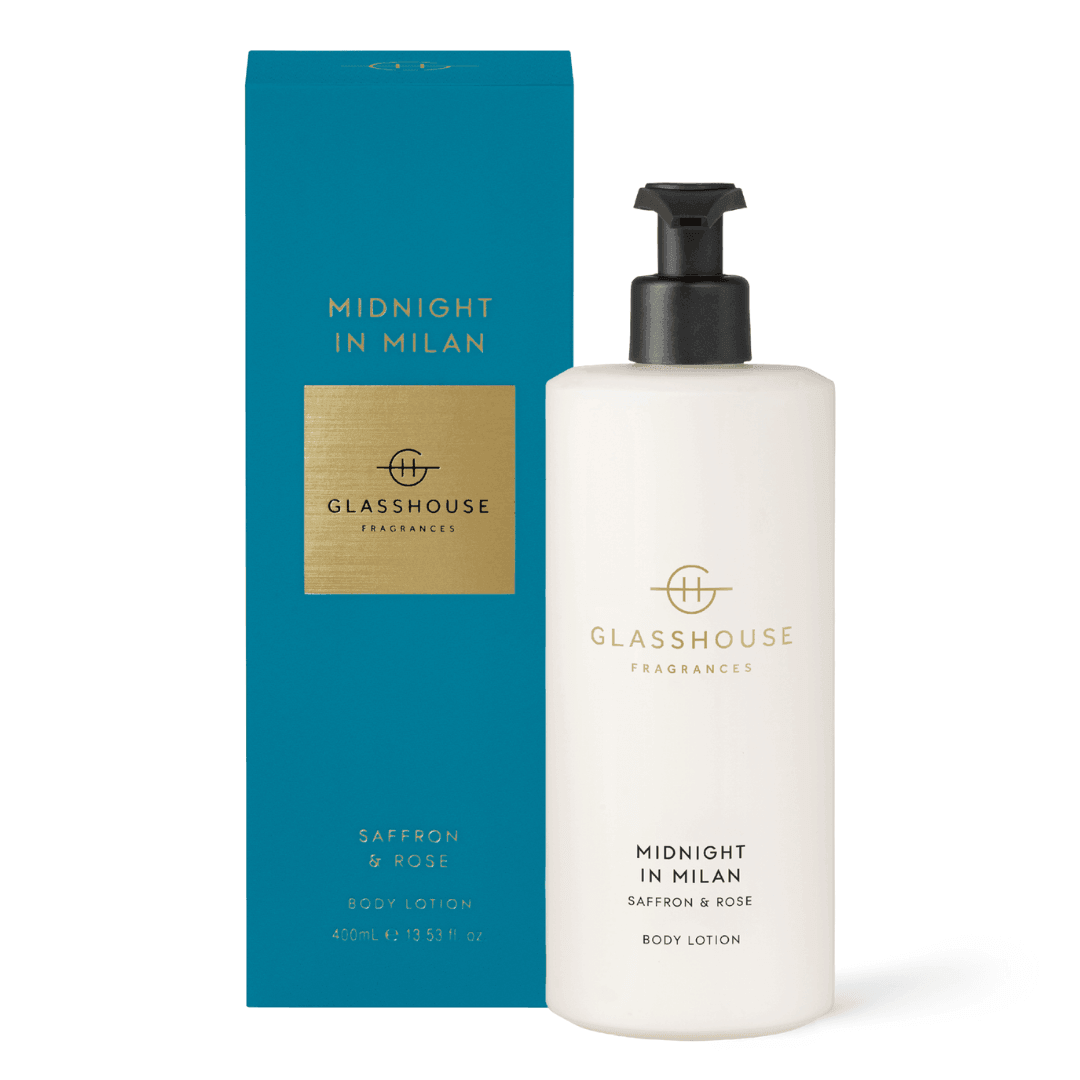 Hand & Body Lotion - Glasshouse - Glasshouse Fragrances Body Lotion - Midnight in Milan - The Gift Company