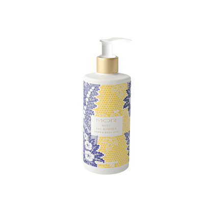 Hand & Body Lotion - Mor Boutique - MOR Jardiniere Mint and Mimosa Hand & Body Milk 300mL - The Gift Company