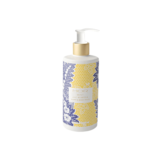 Hand & Body Lotion - Mor Boutique - MOR Jardiniere Mint and Mimosa Hand & Body Milk 300mL - The Gift Company
