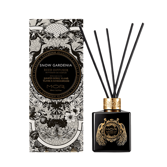 Hand & Body Lotion - Mor Boutique - MOR Snow Gardenia Reed Diffuser 180mL - The Gift Company