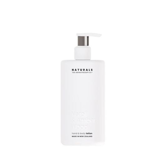 Hand & Body Lotion - The Aromatherapy Co. - The Aromatherapy Co. Neroli & Amber Wood Naturals Hand & Body Lotion 400mL - The Gift Company