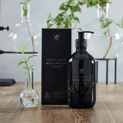 Urban Rituelle Black Amber, Rosewood & Cedar Hand & Body Wash 500mL