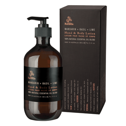 Hand & Body Lotion - Urban Rituelle - Urban Rituelle Hand & Body Lotion - Mandarin, Basil & Lime 500mL - The Gift Company