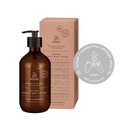 Hand & Body Lotion - Urban Rituelle - Urban Rituelle Natural Hand & Body lotion - Mandarin, Orange & Geranium - The Gift Company
