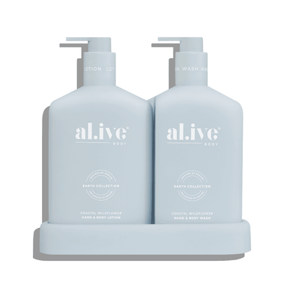 Hand & Body Wash - Al.ive - al.ive body Duo - Coastal Wildflower Hand Wash & Lotion - The Gift Company
