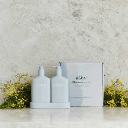 Hand & Body Wash - Al.ive - al.ive body Duo - Coastal Wildflower Hand Wash & Lotion - The Gift Company