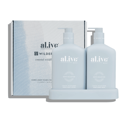 Hand & Body Wash - Al.ive - al.ive body Duo - Coastal Wildflower Hand Wash & Lotion - The Gift Company