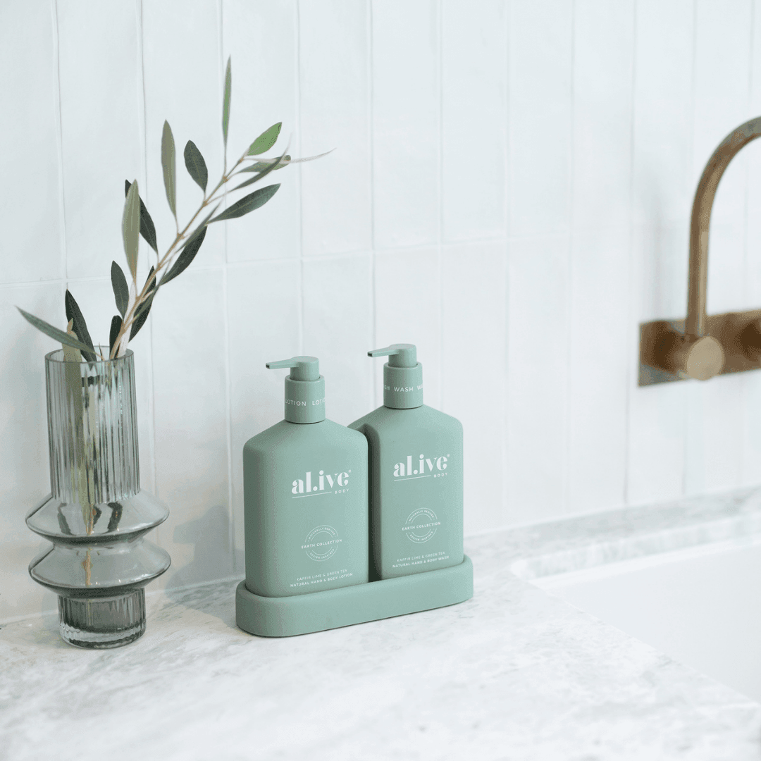 Hand & Body Wash - Al.ive - al.ive body Duo - Kaffir Lime & Green Tea Hand & Body Wash & Lotion - The Gift Company