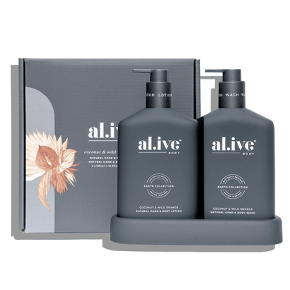 Hand & Body Wash - Al.ive - al.ive body Hand & Body Wash Refill - Coconut & Wild Orange 1L - The Gift Company