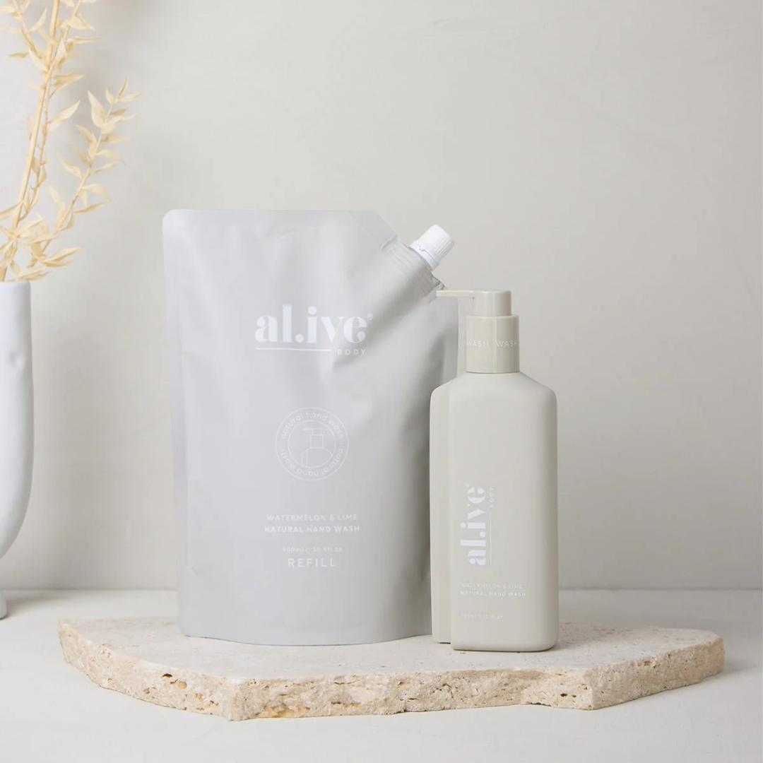 Hand & Body Wash - Al.ive - al.ive Hand & Body Wash Watermelon & Lime Refill 900mL - The Gift Company