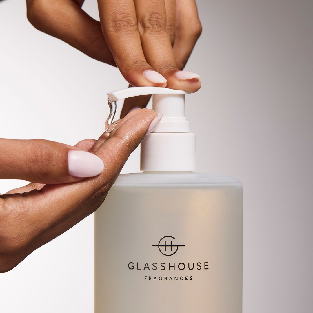 Hand & Body Wash - Glasshouse - Glasshouse Fragrances A Tahaa Affair Vanilla Caramel Hand Wash 450mL - The Gift Company