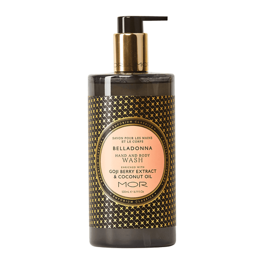 Hand & Body Wash - Mor Boutique - MOR Emporium Classics Collection Hand & Body Wash Belladonna 500mL - The Gift Company