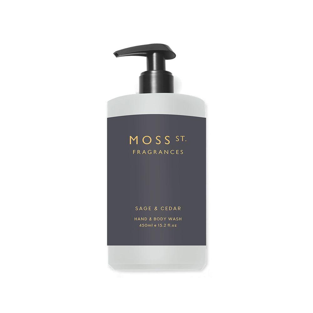 Hand & Body Wash - Moss St - MOSS ST Hand & Body Wash - Sage & Cedar - The Gift Company