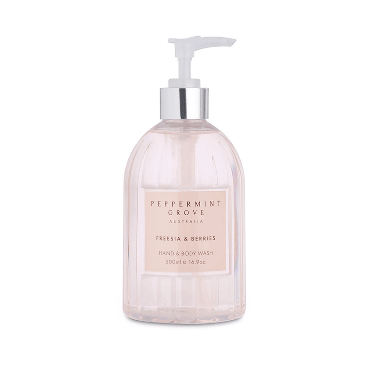 Hand & Body Wash - Peppermint Grove - Peppermint Grove Hand & Body Wash - Fressia & Berries - The Gift Company