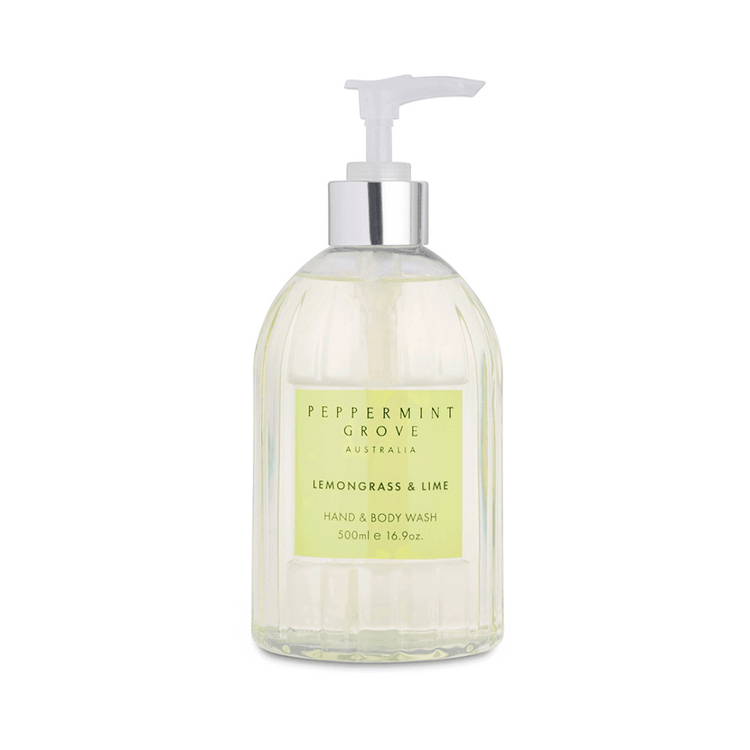 Hand & Body Wash - Peppermint Grove - Peppermint Grove Hand & Body Wash - Lemongrass & Lime - The Gift Company
