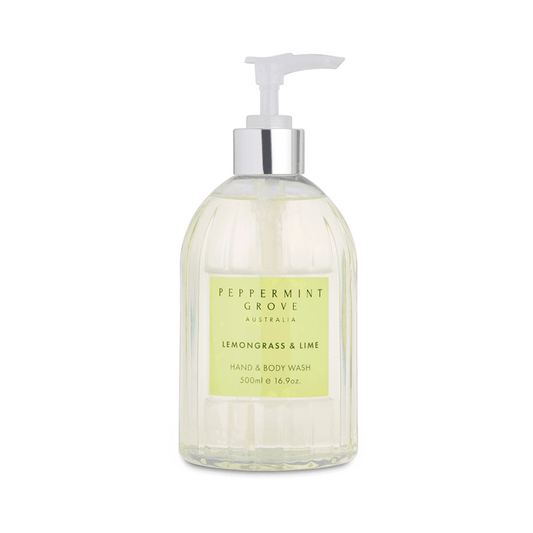 Hand & Body Wash - Peppermint Grove - Peppermint Grove Hand & Body Wash Lemongrass & Lime - The Gift Company