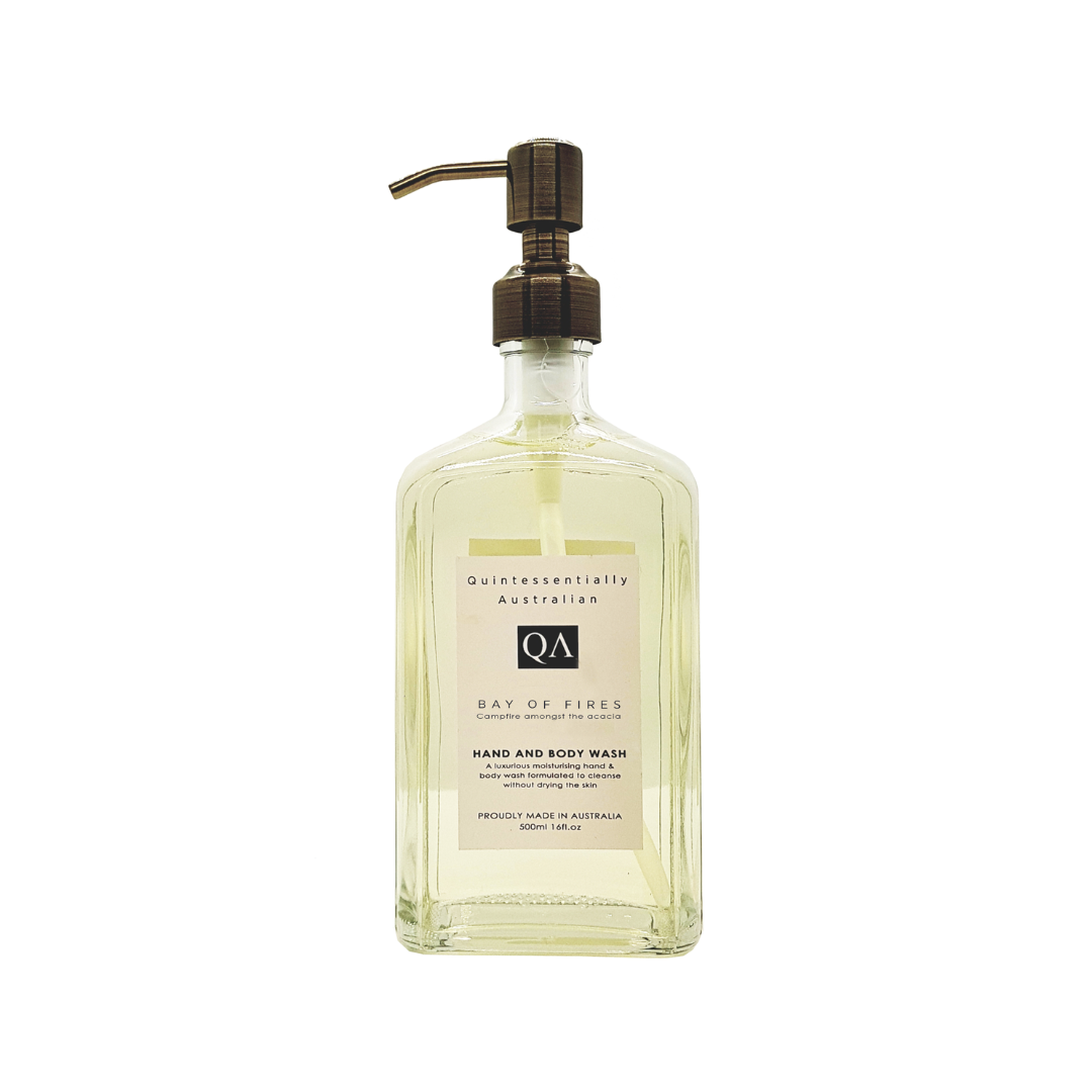 Hand & Body Wash - Quintessentially Australian - Quintessentially Australian Clear Soap Bay of Fires 500ml - The Gift Company