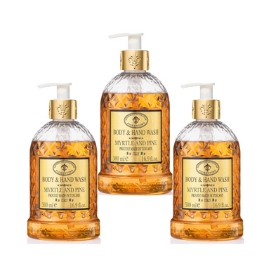 Saponificio Artigianale Fiorentino Body & Hand Wash Myrtle & Pine Set of 3 x 500ml