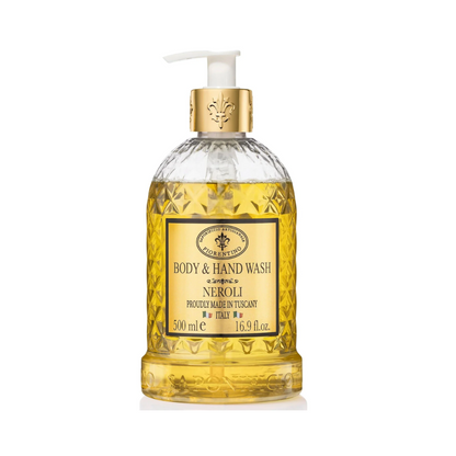Hand & Body Wash - Saponificio Artigianale Fiorentino - Saponificio Artigianale Fiorentino Body & Hand Wash Neroli 500ml - The Gift Company