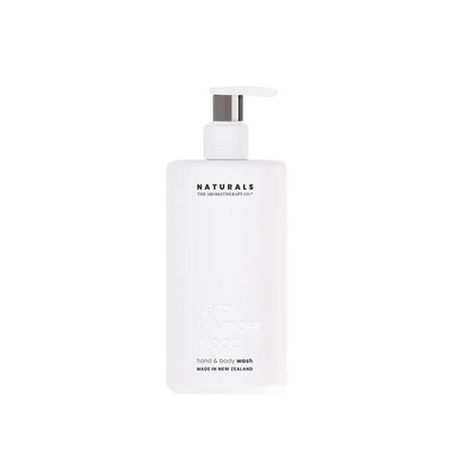 Hand & Body Wash - The Aromatherapy Co. - The Aromatherapy Co. Naturals Hand & Body Wash Neroli & Amber Wood 400mL - The Gift Company