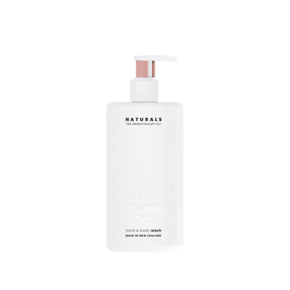 Hand & Body Wash - The Aromatherapy Co. - The Aromatherapy Co. Naturals Hand & Body Wash Rose & Jasmine Oud 400mL - The Gift Company