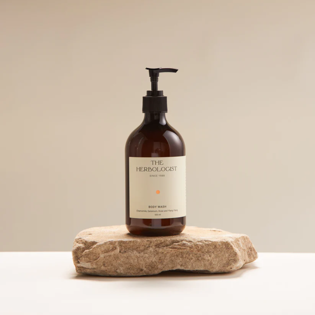 Hand & Body Wash - The Herbologist - The Herbologist Chamomile, Geranium, Rose and Ylang Ylang Body Wash 500mL - The Gift Company