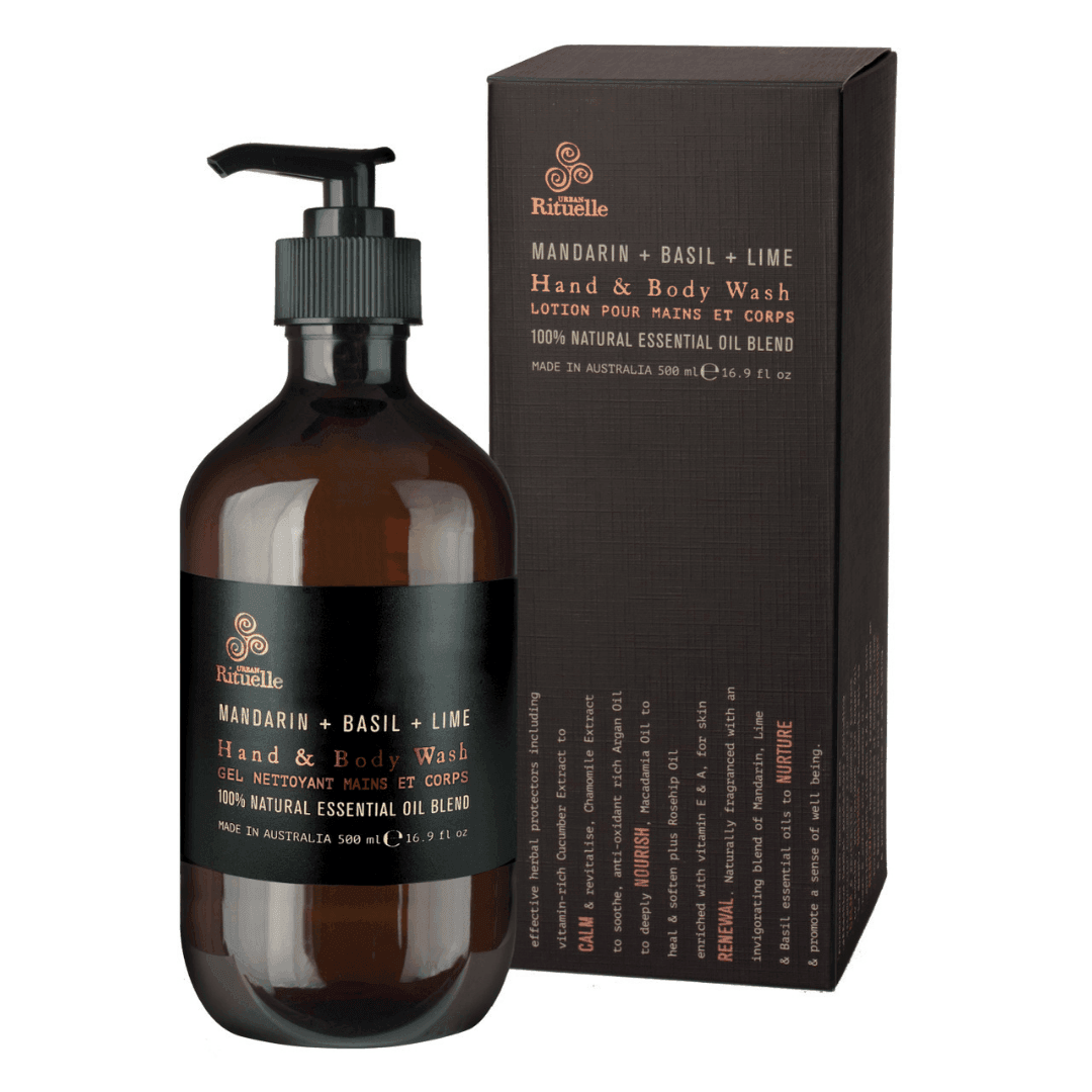 Urban Rituelle Mandarin Basil & Lime Hand & Body Wash 500mL