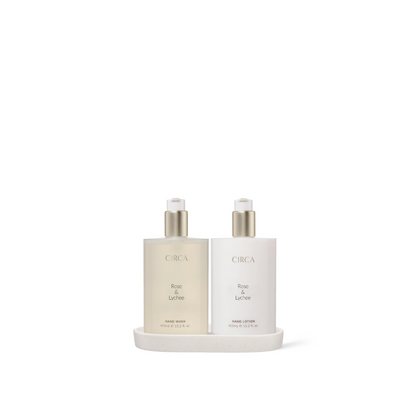 Hand Care Set - Circa - CIRCA Limited Edition Rose & Lychee Hand Care Duo Set 900mL - The Gift Company