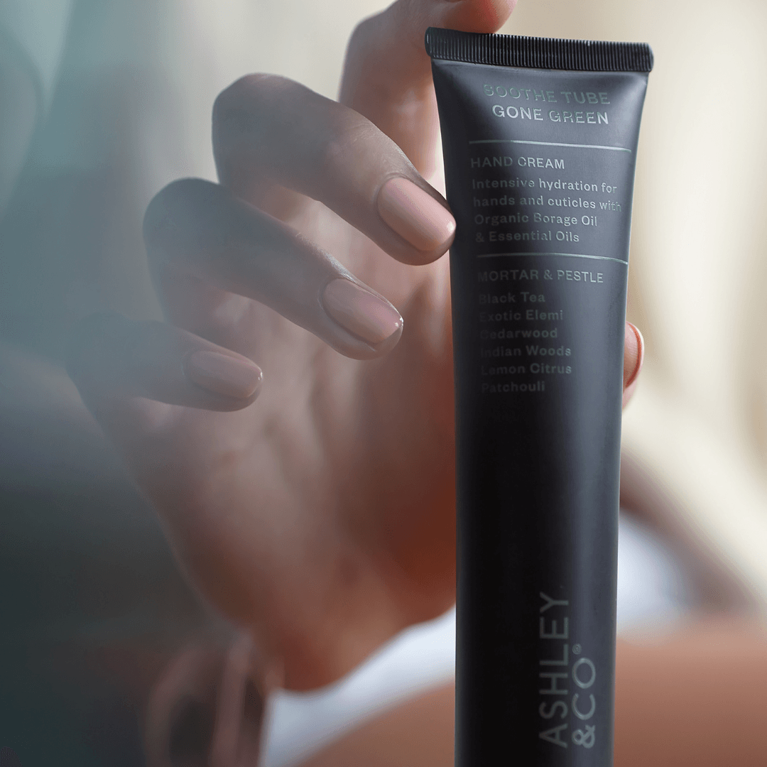 Hand Cream - Ashley & Co - Ashley & Co Soothe Tube Hand Cream Mortar & Pestle 75ml - The Gift Company