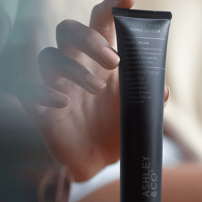 Hand Cream - Ashley & Co - Ashley & Co Soothe Tube Hand Cream Mortar & Pestle 75ml - The Gift Company