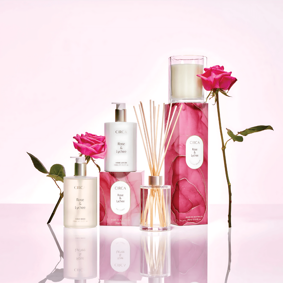 Hand Lotion - Circa - CIRCA Rose & Lychee Hand Lotion 450mL - The Gift Company