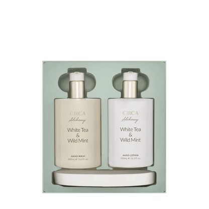 Hand Wash & Hand Cream Duo - Circa - CIRCA Hand Wash & Hand Cream Duo - White Tea & Wild Mint - The Gift Company